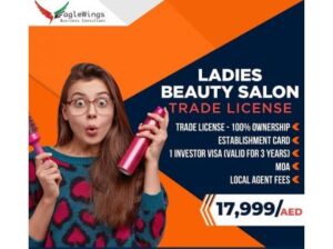 Beauty Salon Trade License in just 17,999/aed!!