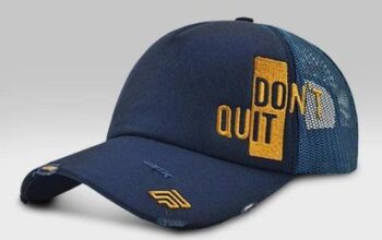 Don’t Quit Cap – Navi blue