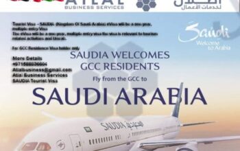 Tourist Visa – SAUDIA multiple entry Visa GCC