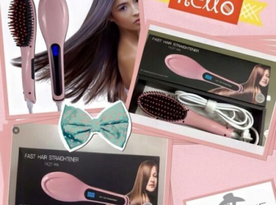 Fast Hair Brush Straightener