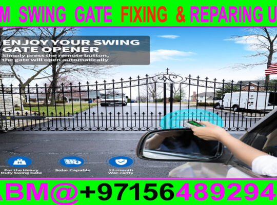 Automatic Gate Barrier Fixing Company Dubai Ajman