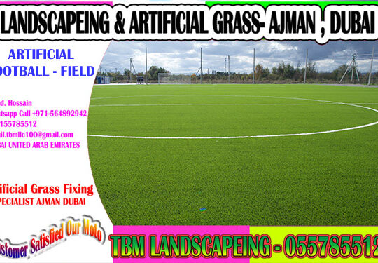 Football field Artificial Grass Fixing Dubai