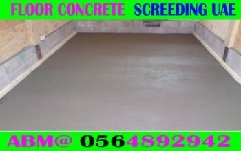 Concrete Floor Screeding Contractor Ajman Dubai Sh