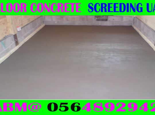 Concrete Floor Screeding Contractor Ajman Dubai Sh