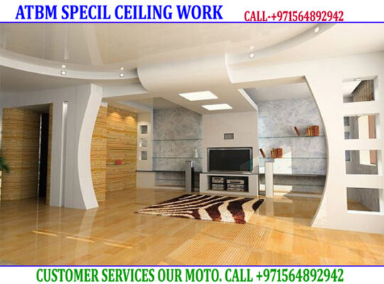 Office Gypsum Wall Partition and Painting Ajman