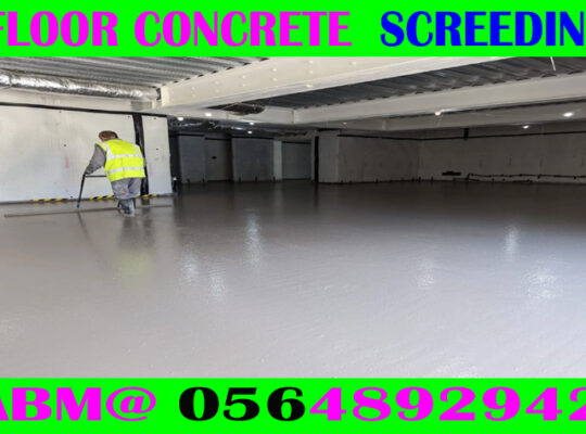 Self Leveling Screeding Company Ajman Dubai Sharja