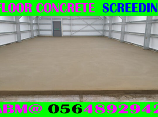 Concrete Floor Screeding Contractor Ajman Dubai Sh