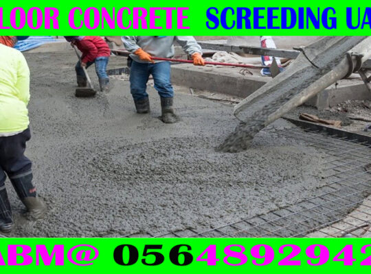 Concrete Floor Screeding Contractor Ajman Dubai Sh