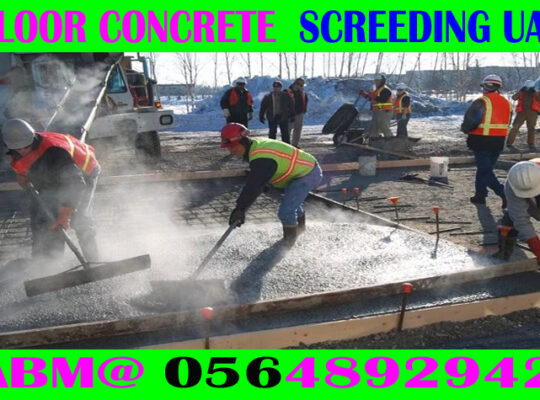 Concrete Floor Screeding Contractor Ajman Dubai Sh