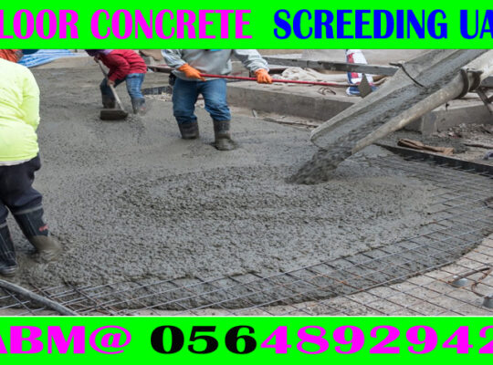 Concrete Floor Screeding Contractor Ajman Dubai Sh