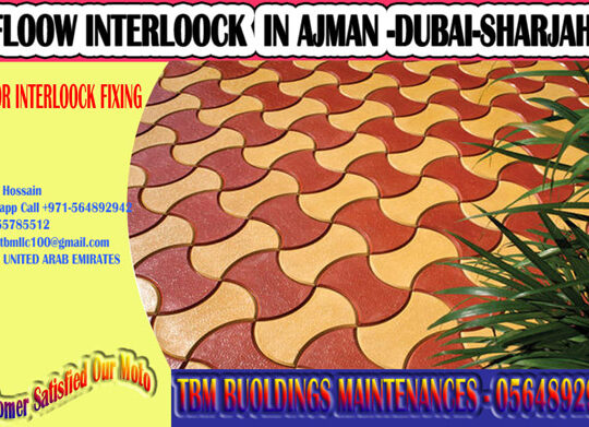 Paving Floor Interlock Fixing Applicator Ajman Sha