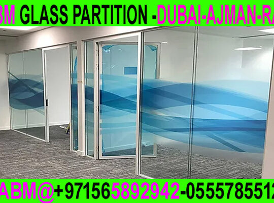 Office Room glass partition company ajman dubai sh