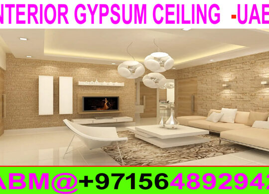 Gypsum ceiling contractor in Umm Al Quwain Dubai