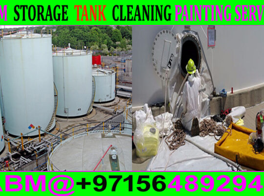 Oil Storage Tank Cleaning Services work Ajman