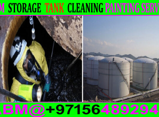 Oil Storage Tank Cleaning Services work Ajman