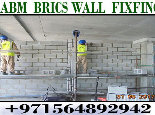 Block wall Fixing work Contractor ajman sharjah