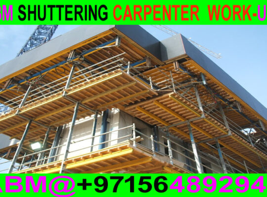 Shuttering Carpenter Work Contractor in ajman