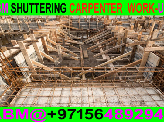 Shuttering Carpenter Work Contractor in ajman