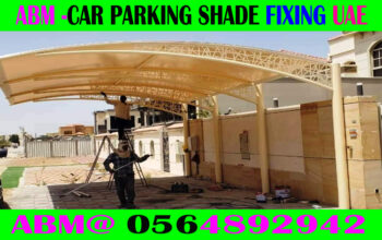 Modern Car Parking Shade Fixing in Dubai Ajman Sha