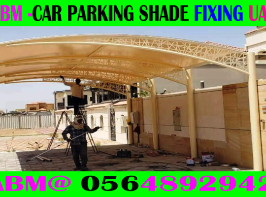 Modern Car Parking Shade Fixing in Dubai Ajman Sha