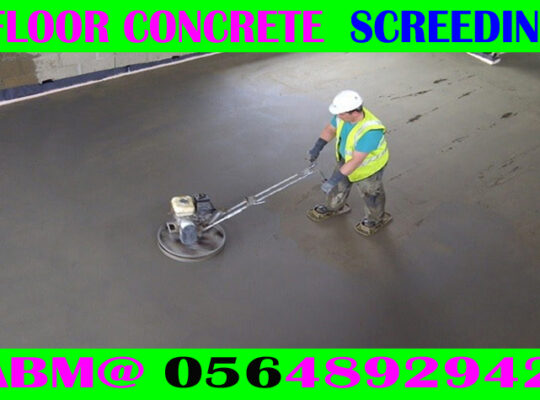 Concrete Floor Screeding Contractor Ajman Dubai