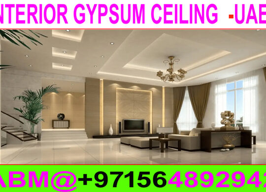 Gypsum ceiling contractor in Umm Al Quwain Dubai