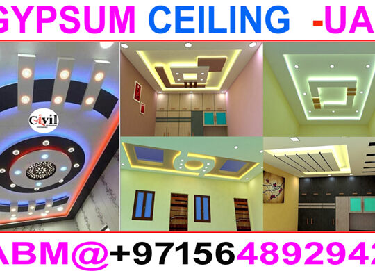 Gypsum ceiling contractor in Umm Al Quwain Dubai