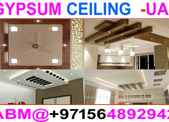 Gypsum ceiling contractor in Umm Al Quwain Dubai