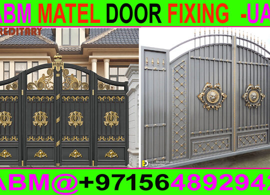 Aluminum Main Gate Fixing Contractor in Ajman , Du