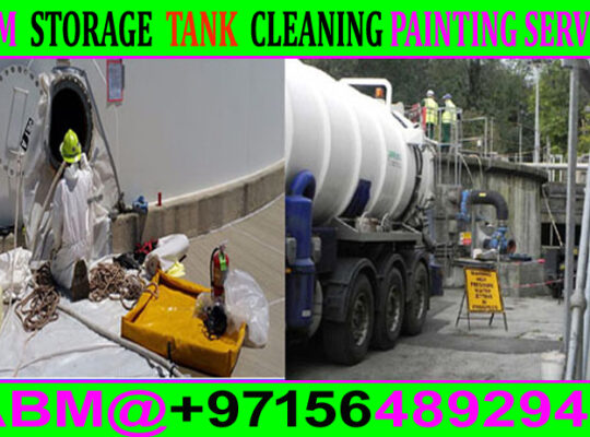 Oil Storage Tank Cleaning Services work Ajman