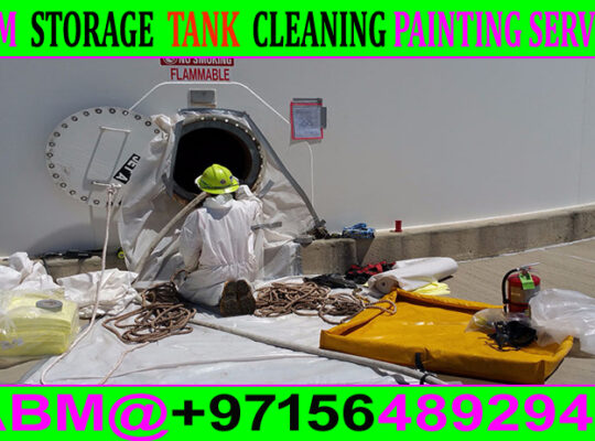 Oil Storage Tank Cleaning Services work Ajman