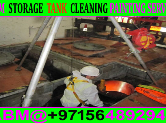 Oil Storage Tank Cleaning Services work Ajman