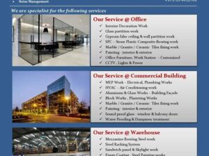 Interior Work, Civil & MEP Service