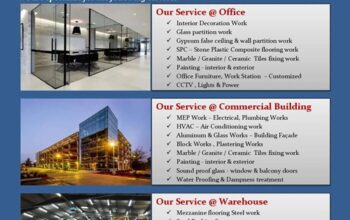 Interior Work, Civil & MEP Service