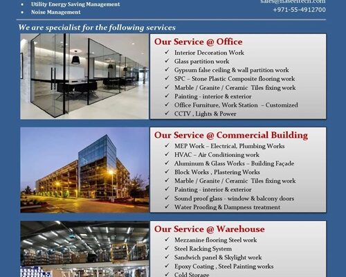 Interior Work, Civil & MEP Service