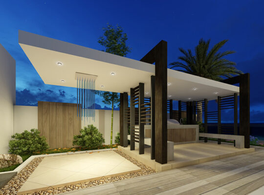 Pergola wooden in Dubai