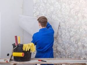 Wallpaper Fixing Work Contractor In Dubai