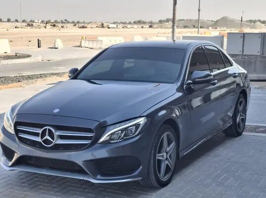 مرسيدس C300 رمادي 2015 امريكا