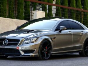 Mercedes CLS 63 موديل 2012 اللون رمادي خليجي