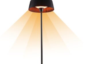 Patio Electric Heater, Floor Standing Lamp