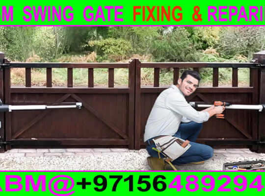 Swing Gate Opener Fixing Company Dubai Ajman Sharj