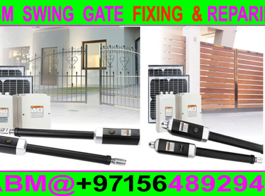 Swing Gate Opener Fixing Company Dubai Ajman Sharj