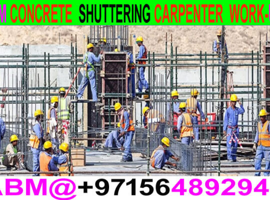 Shuttering Carpenter Work Contractor in ajman Shar