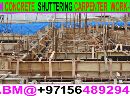 Shuttering Carpenter Work Contractor in ajman Shar