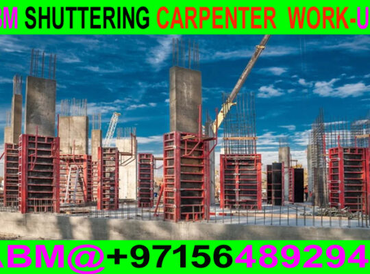 Shuttering and Formwork Contractors In Dubai Ajman