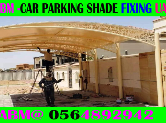 Modern Car Parking Shade Fixing in Dubai Ajman Shj