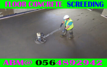 Concrete Floor Screeding Contractor Ajman Dubai Sh