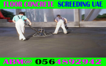 Concrete Floor Screeding Contractor Ajman Dubai Sh