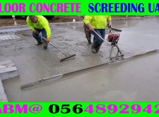 Concrete Floor Screeding Contractor Ajman Dubai Sh