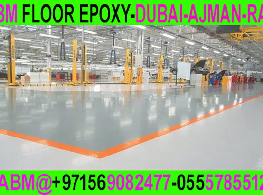 Warehouse Epoxy Flooring Work Company in Ajman Dub